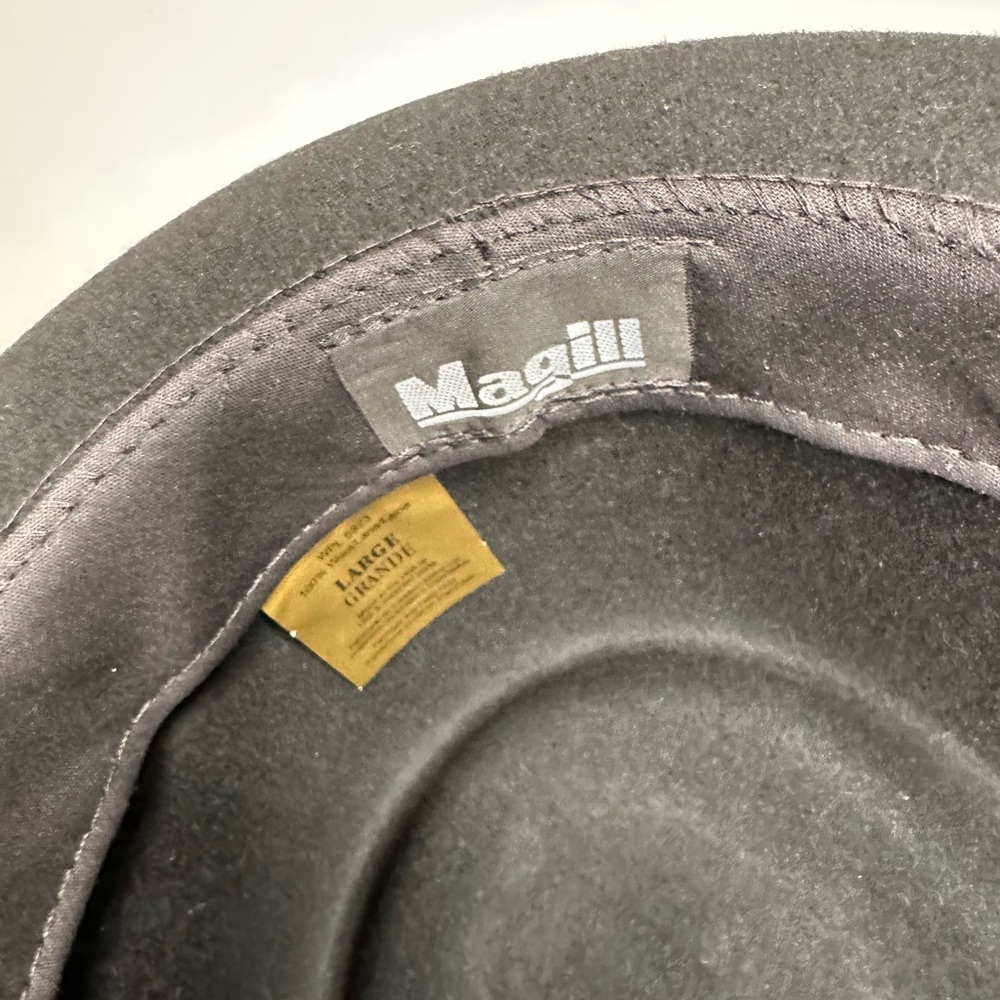 SOLD MAGILL WOOL FEATHER HAT - Picture 4 of 7